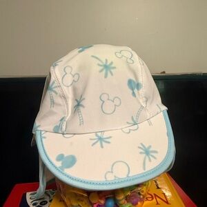 Disney Blue and White Mickey Mouse Swim Hat